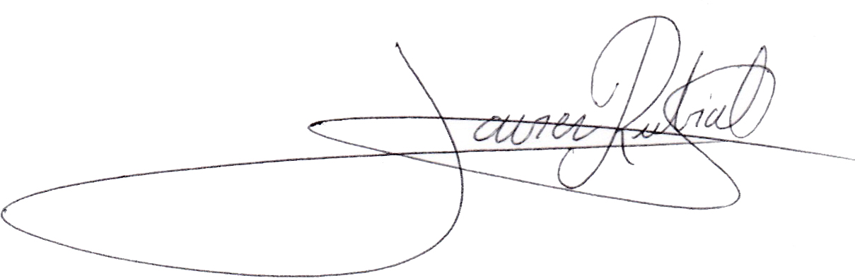 Firma de Fco. Javier Rubiales